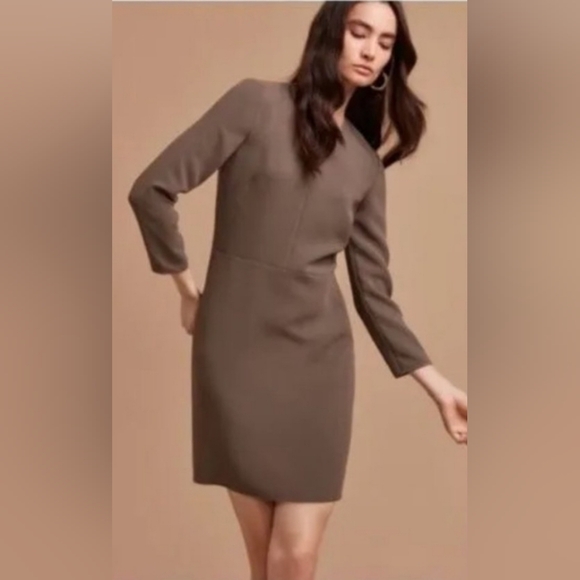 Aritzia Wilfred Taupe Vilard Dress in size 00 - Picture 2 of 7